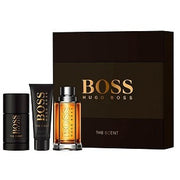 Perfume Boss The Scent Varon Edt 100 ml / Pen Spray 10 ml / Shower Gel 100 ml Estuche