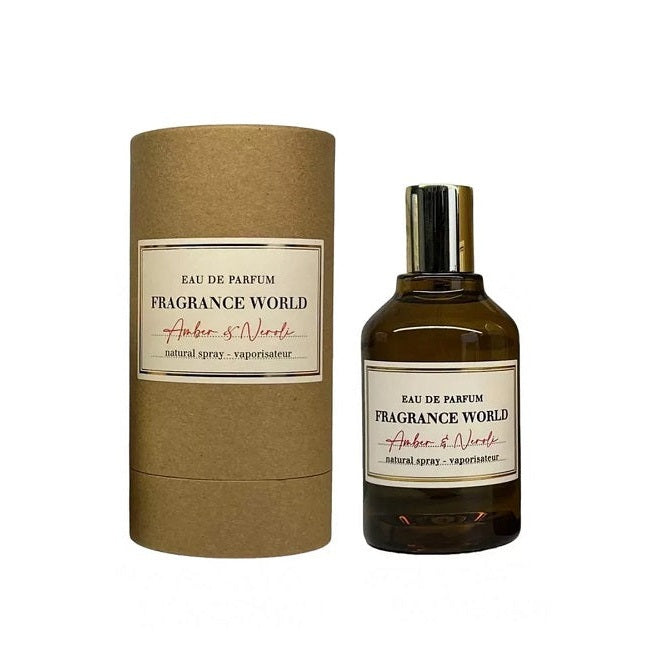 Perfume Fragrance World Amber & Neroli Unisex Edp 80 ml