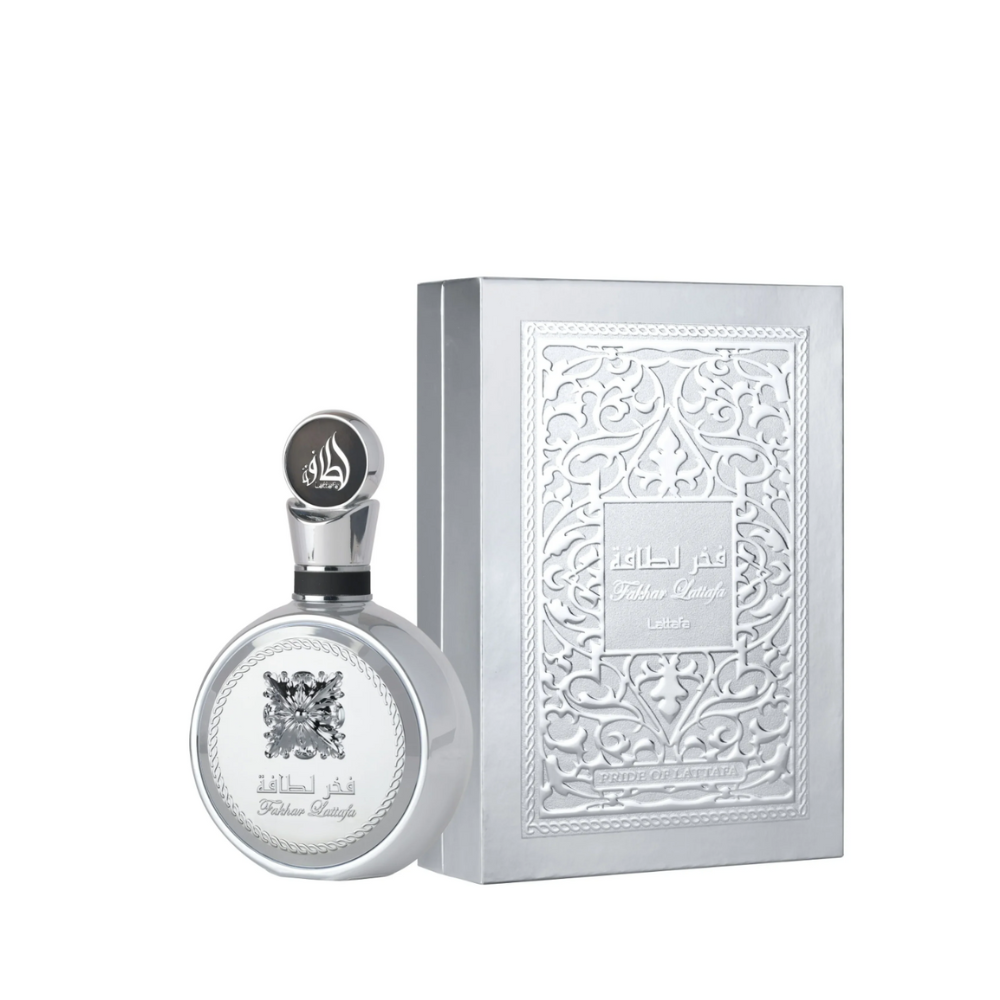 Perfume Lattafa Fakhar Platin Unisex Edp 100 Ml Imagen principal del producto