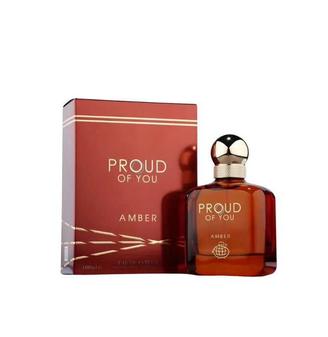 Perfume Fragrance World Proud Of You Amber Unisex Edp 100 Ml Imagen principal del producto