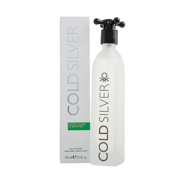 Perfume Cold Silver Benetton Unisex Edt 100 Ml