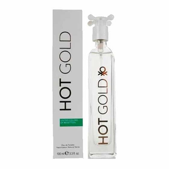 Perfume Hot Gold Benetton Mujer Edt 100 Ml