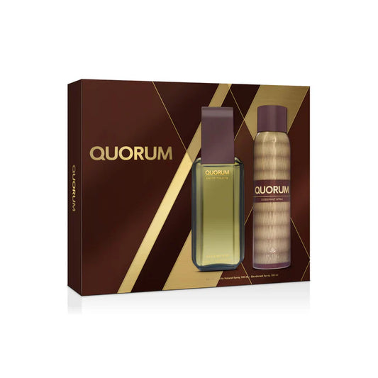 PERFUME QUORUM HOMBRE EDT 100 ML / DESODORANTE 150 ML ESTUCHE