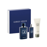Perfume Acqua Di Gio Profondo Hombre Edp 75 Ml / Edp 15 Ml / Shower Gel 75 Ml Estuche