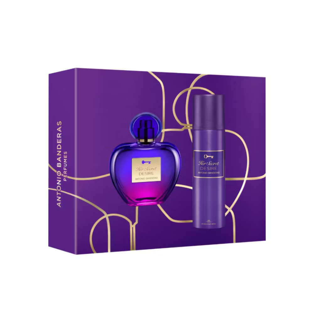 PERFUME SECRET DESIRE MUJER EDT 80 ML / DESODORANTE 150 ML ESTUCHE