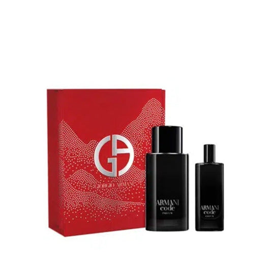PERFUME ARMANI CODE PARFUM HOMBRE 75 ML / 15 ML ESTUCHE