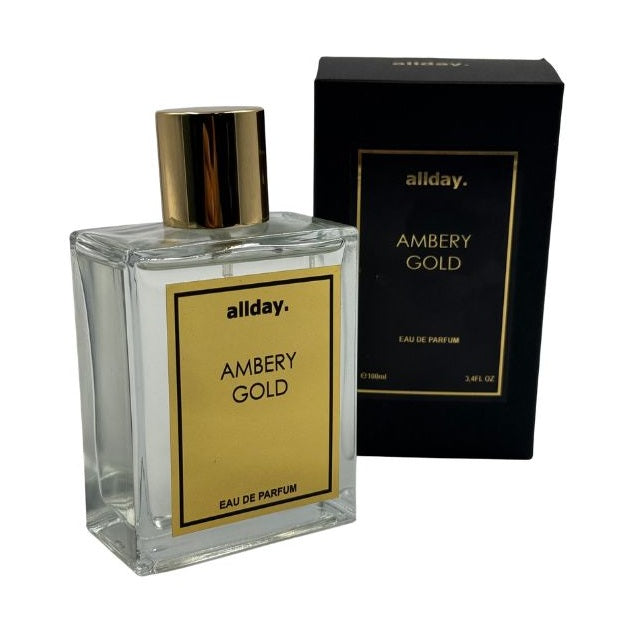Perfume Allday Ambery Gold Unisex Edp 100 Ml