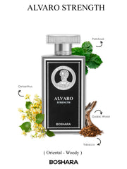 PERFUME BOSHARA ALVARO STRENGHT UNISEX EDP 100ML