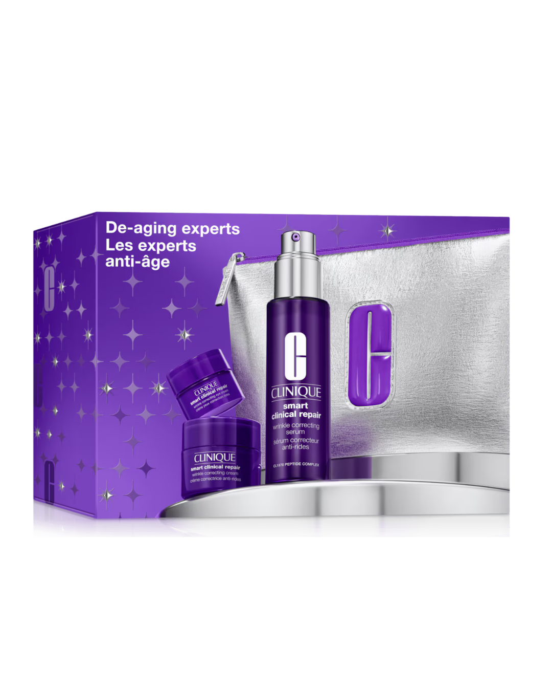 Clinique De Aging Experts 3 Pcs Cuidado De La Piel Estuche