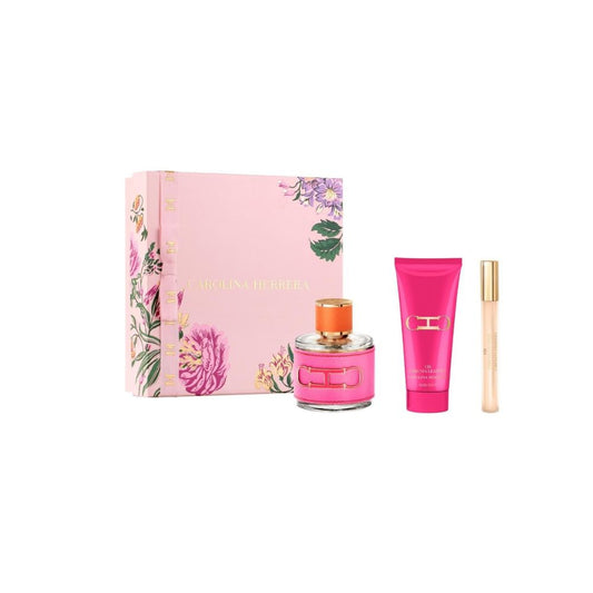 PERFUME CH INSIGNIA LEATHER MUJER EDP 100 ML / 10 ML / BODY LOTION 100 ML ESTUCHE