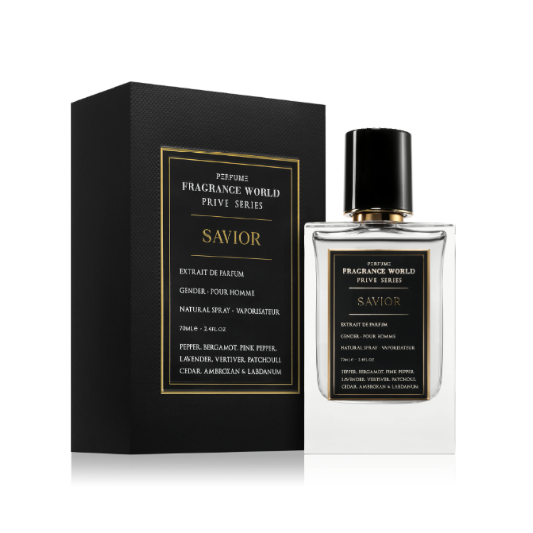 PERFUME FRAGRANCE WORLD PRIVE SERIES SAVIOR HOMBRE EDP 70 ML