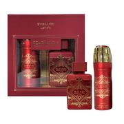 Set Lattafa Badee Al Oud Sublime 100ML + Spray Edp Hombre