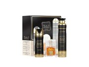 PERFUME LATTAFA KHAMRAH UNISEX EDP 100 ML / DESODORANTE 200 ML / AMBIENTAL 300 ML ESTUCHE