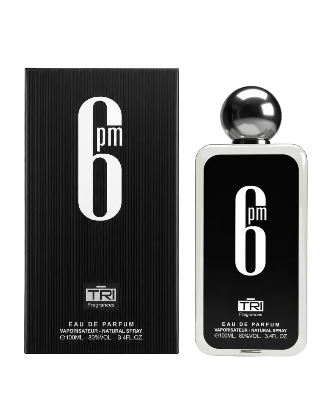 Perfume Tri 6PM Black Oriental Gourmand Hombre EDP 100ml