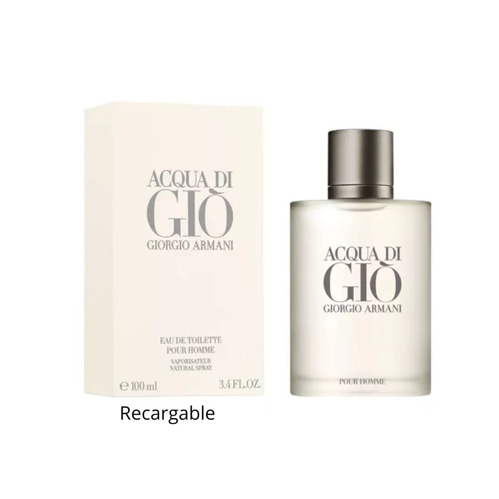 Perfume Acqua Di Gio Recargable Varon Edt 100 Ml Imagen principal del producto