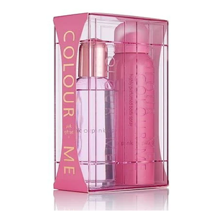 PERFUME COLOUR ME PINK MUJER EDP 100 ML / BODY SPRAY 150 ML ESTUCHE