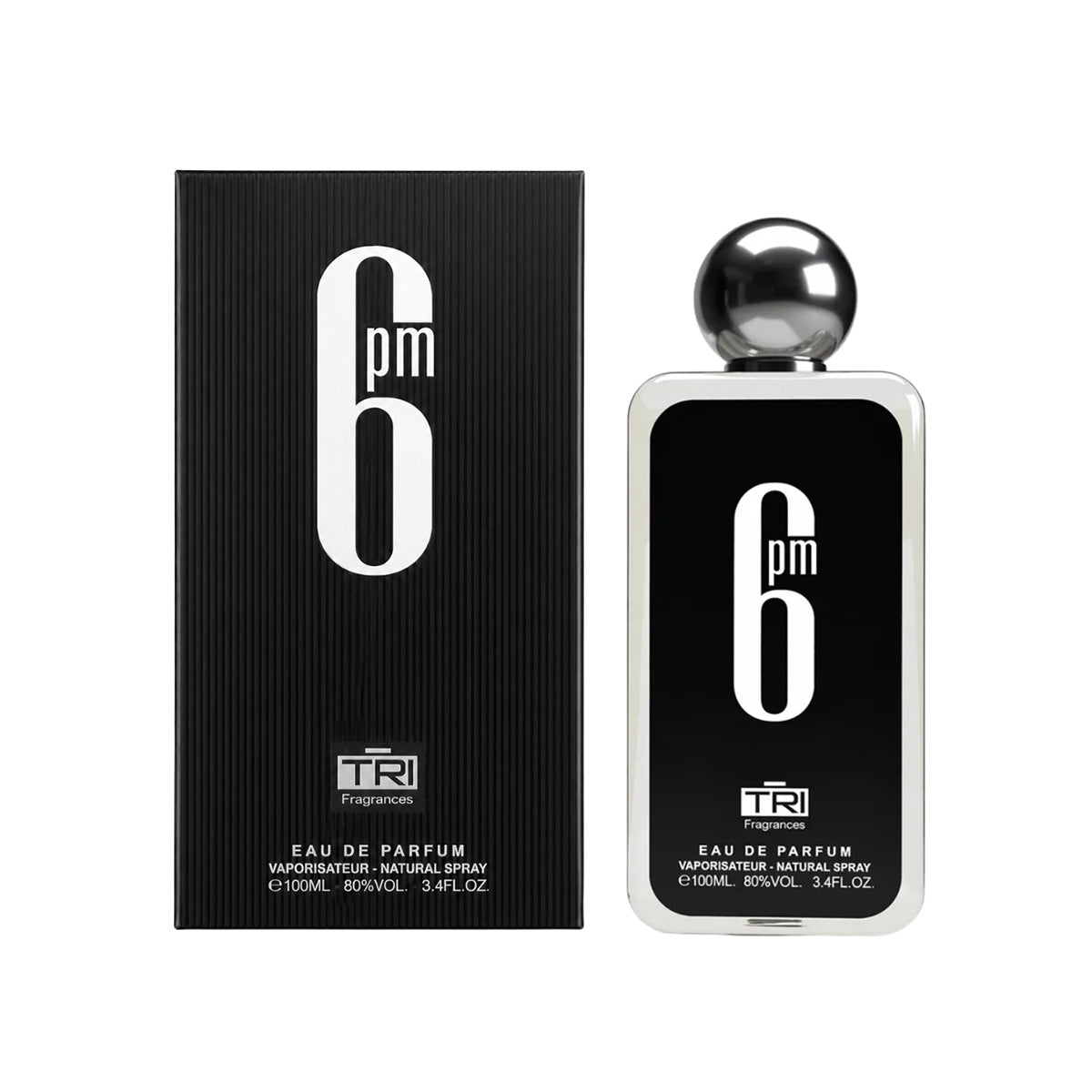 Perfume Tri 6Pm Black Oriental Gourmand Hombre Edp 100Ml