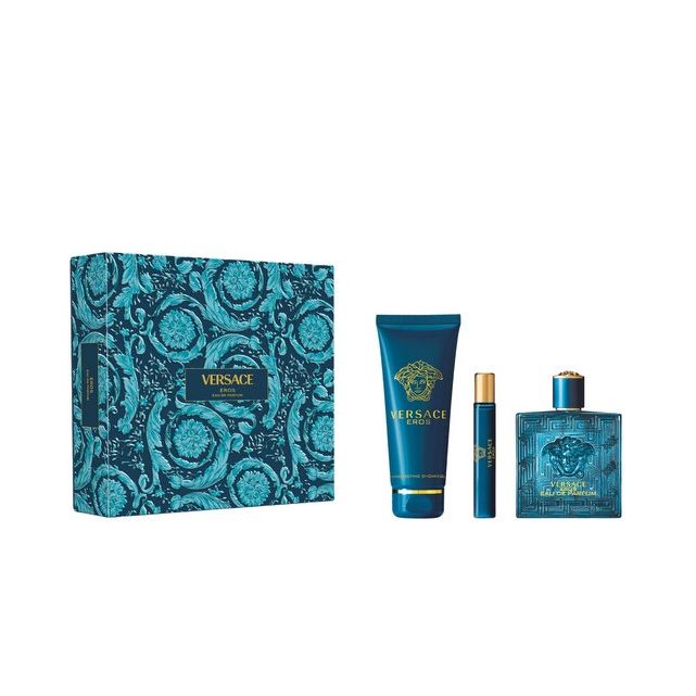 Perfume Eros Versace Varon Edp 100 Ml / 10 Ml / Shower Gel 150 Ml Estuche Imagen principal del producto