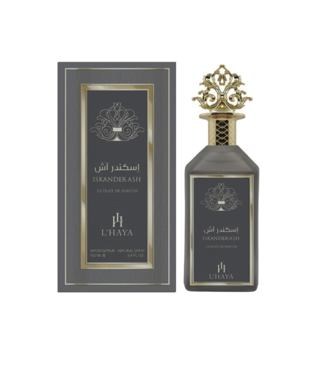 Perfume Lhaya Iskander Ash Unisex Extrait De Parfum 100 Ml