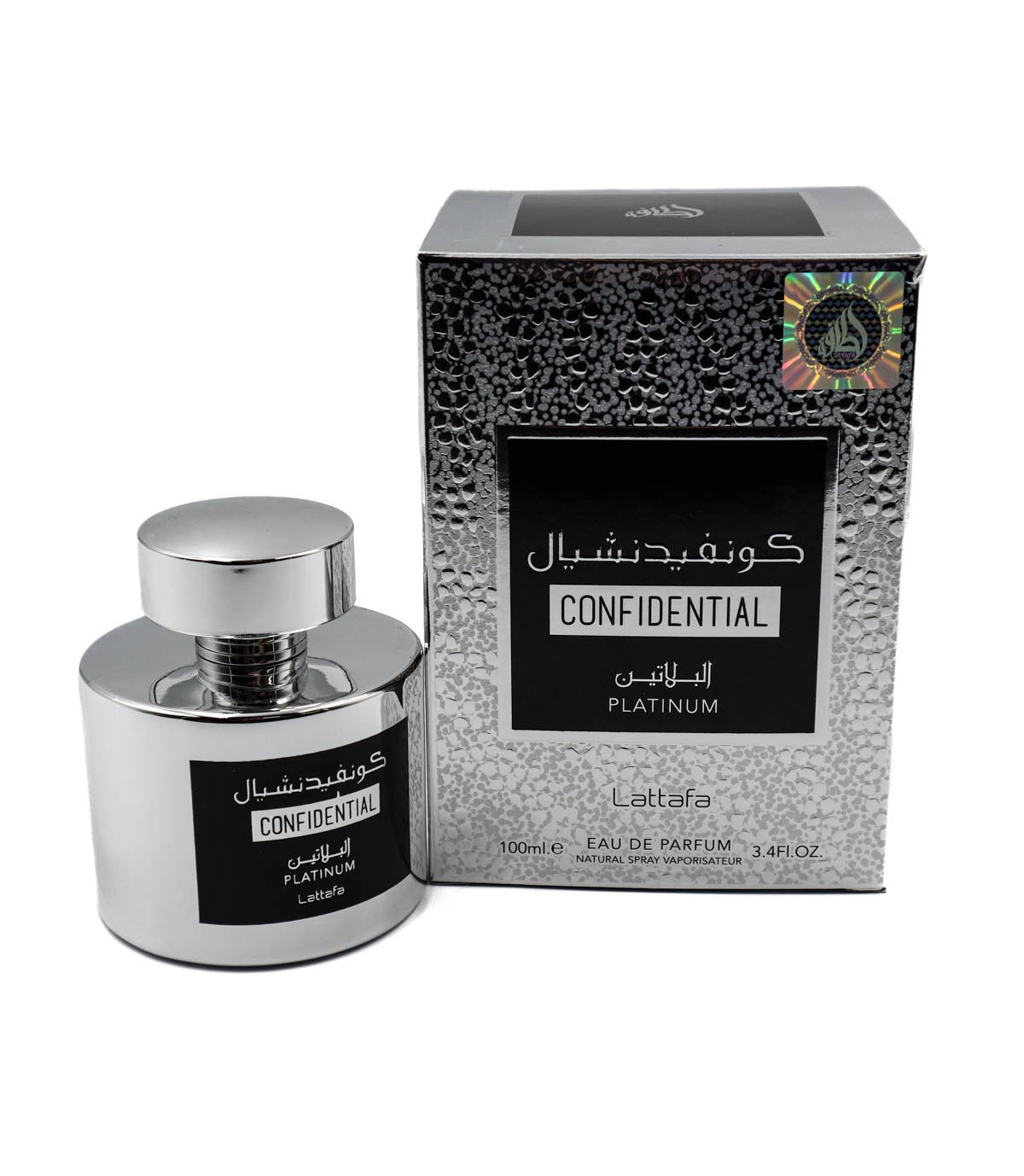 Perfume Lattafa Confidential Platinun Edp 100ML Hombre
