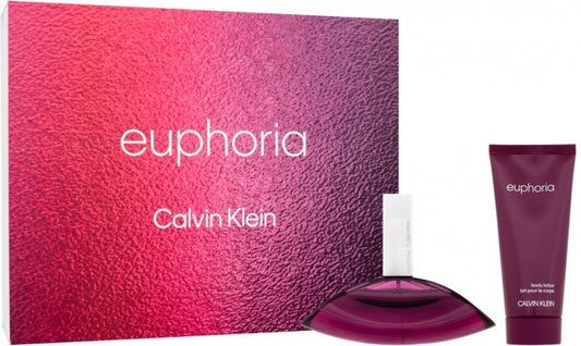 Set Calvin Klein Euphoria + Body Lotion 100ML Edp Mujer