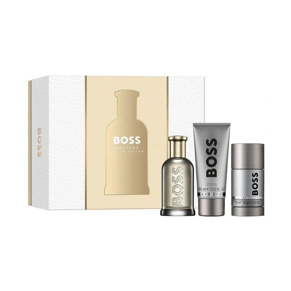 Perfume Boss Bottled Hombre Edp 100 Ml / Shower Gel 100 Ml / Deo Stick 75 Ml Estuche