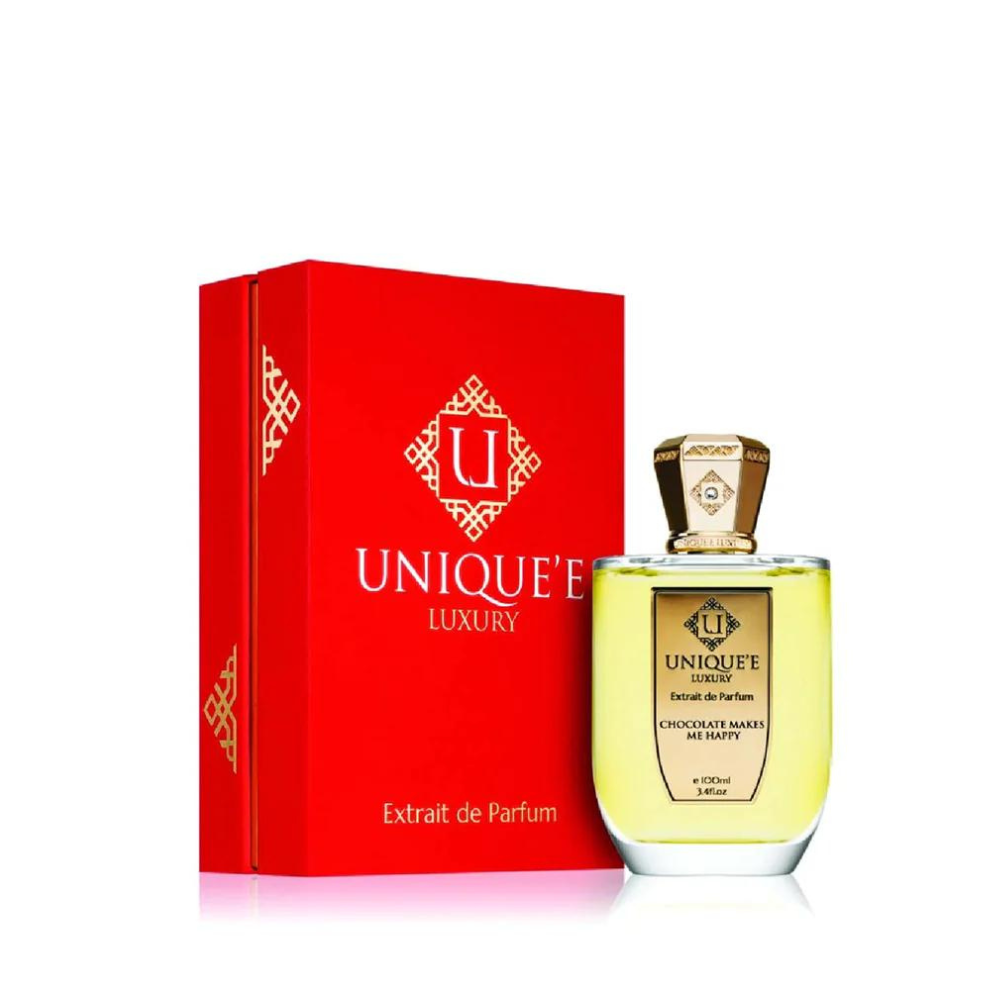 PERFUME UNIQUE LUXURY CHOCOLATE MAKES ME HAPPY UNISEX EXTRAIT DE PARFUM 100 ML