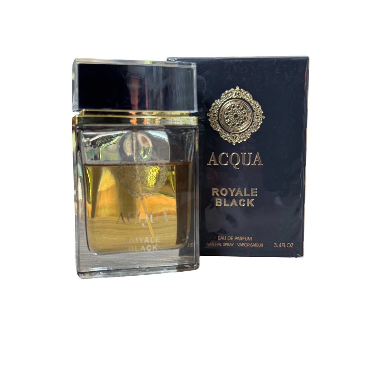 Perfume Fragrance World Acqua Royale Black Edp 100ML Hombre