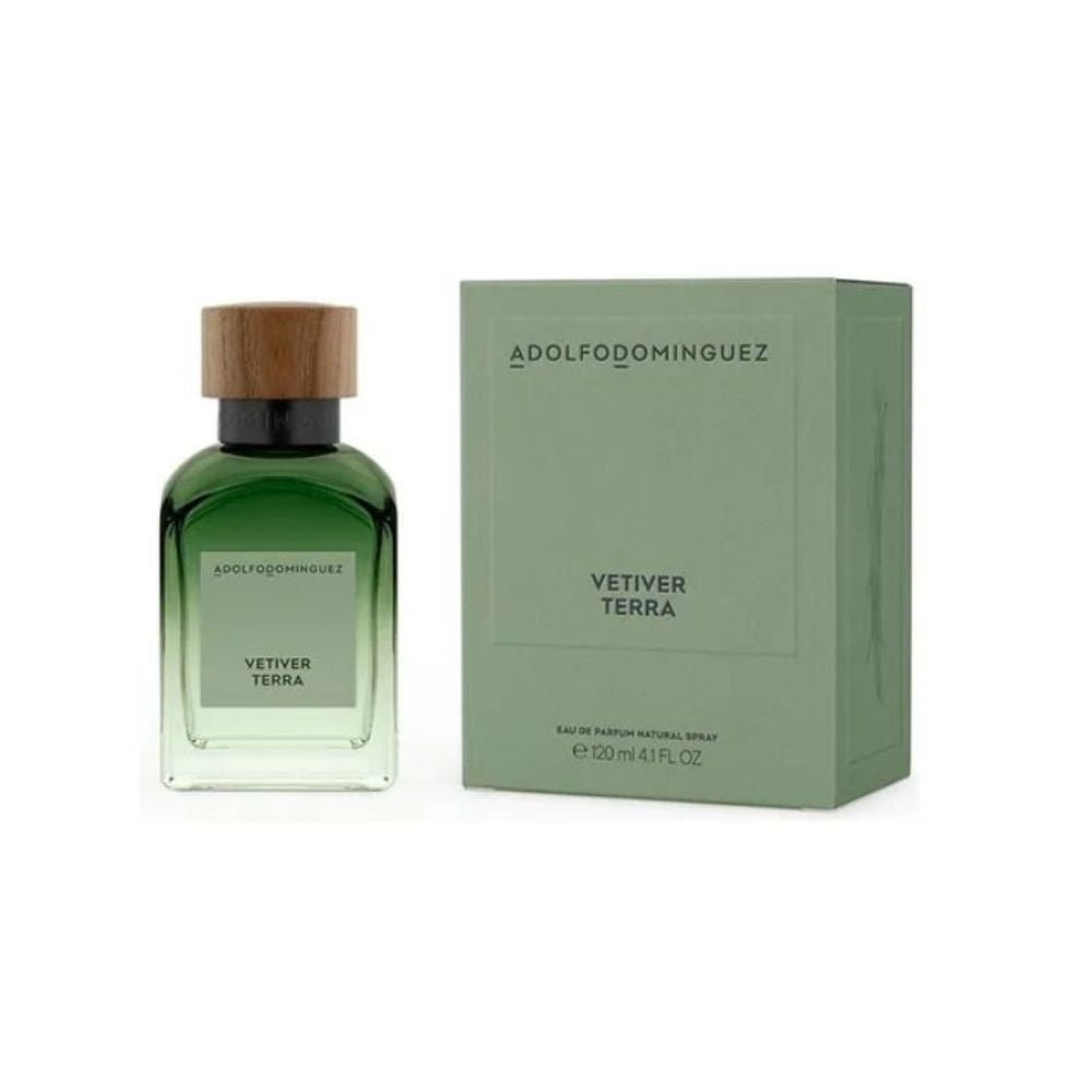 PERFUME ADOLFO DOMINGUEZ AGUA FRESCA VETIVER TERRA HOMBRE EDP 120 ML