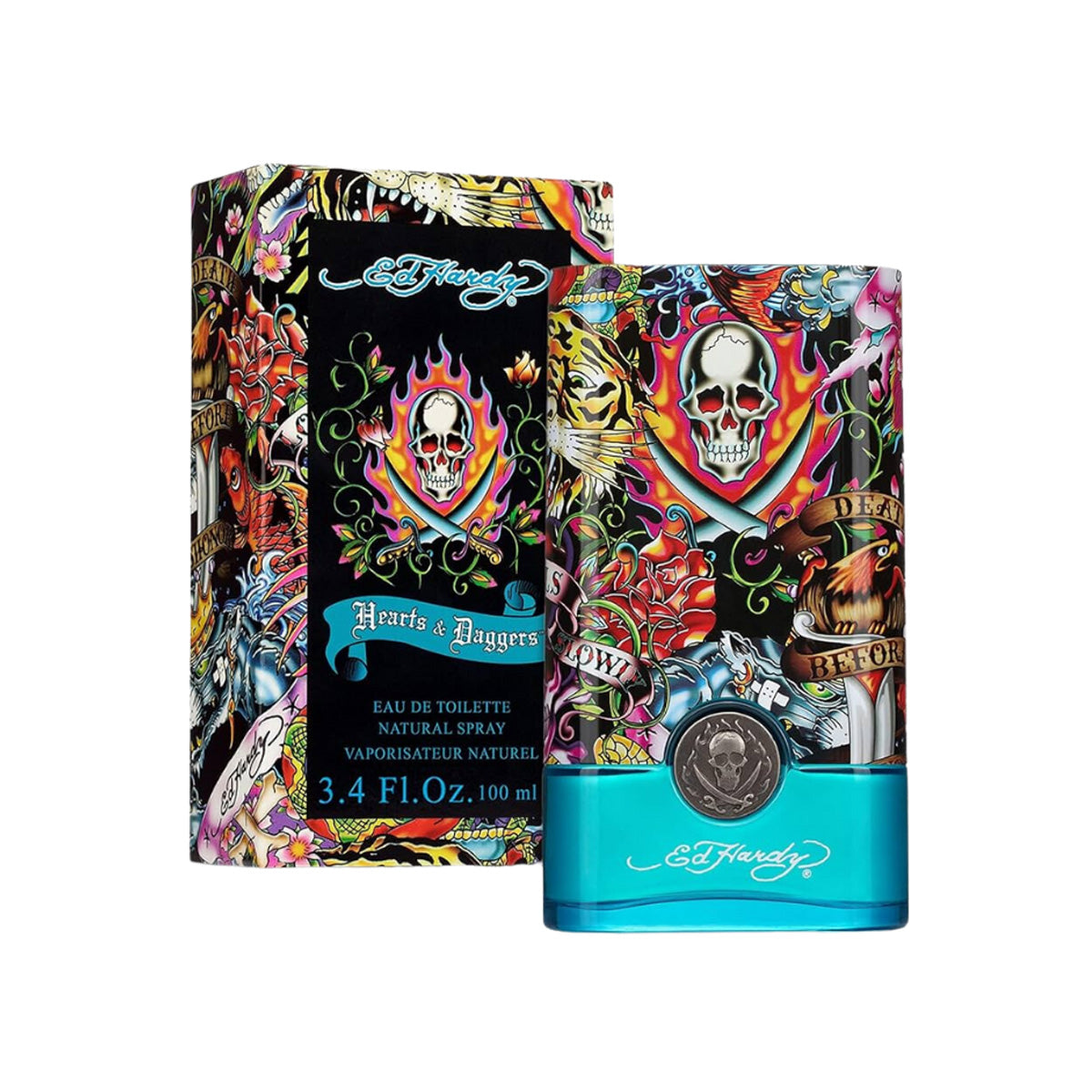 Perfume Ed Hardy Hearts & Daggers By Christian Audigier Hombre Edt 100 Ml