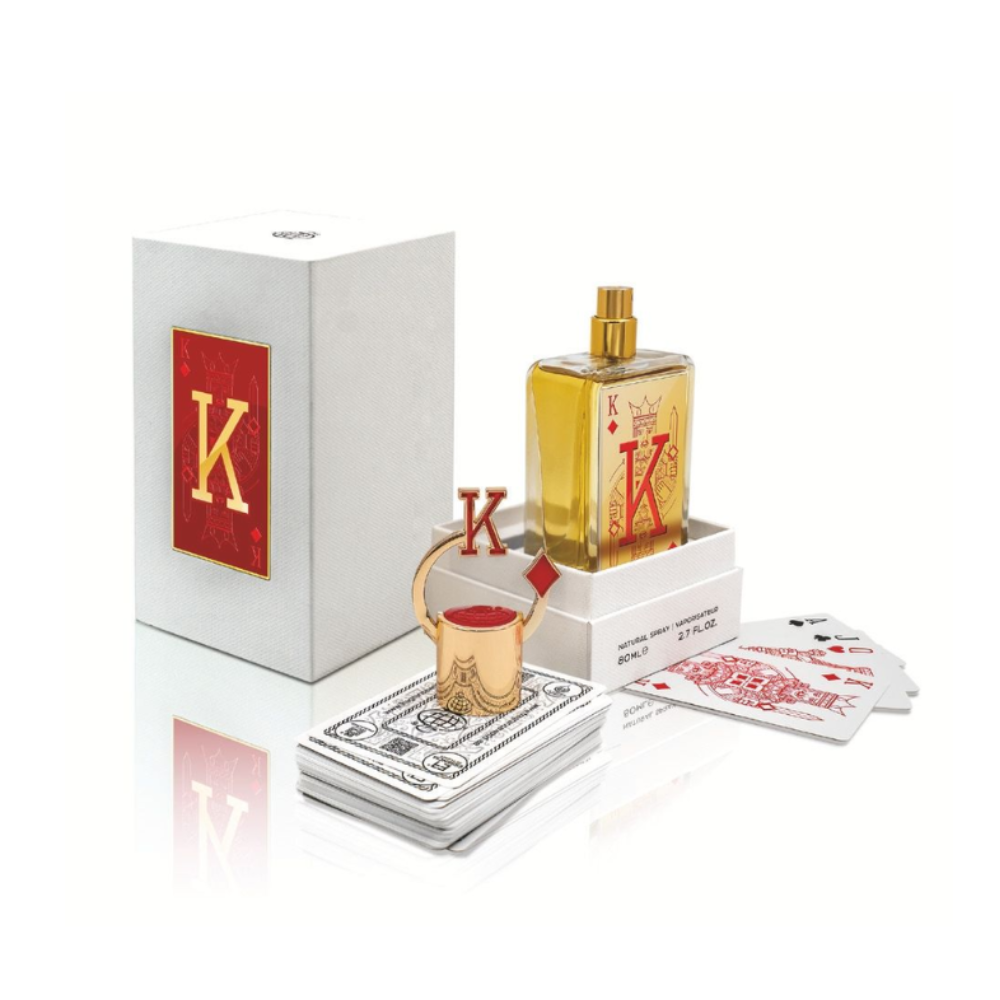 Perfume Fragrance World Game King Unisex Edp 80 Ml / Naipe Estuche