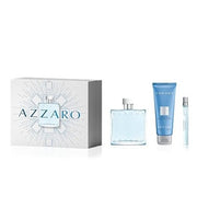 Perfume Azzaro Chrome Hombre Edt 100 Ml / 10 Ml / Hair & Body Shampoo 75 Ml Estuche