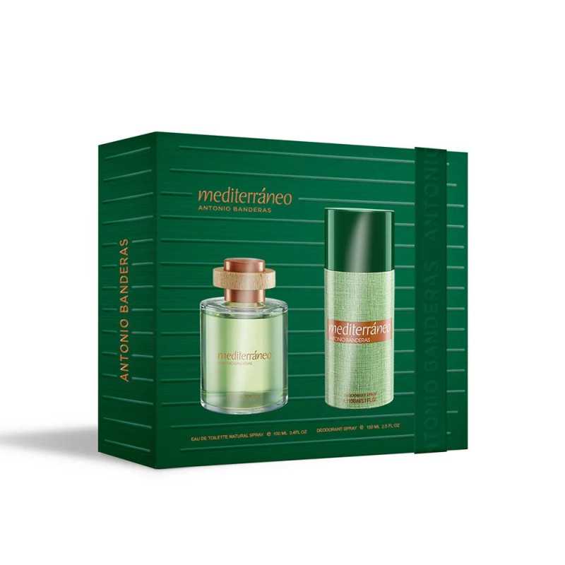 PERFUME MEDITERRANEO HOMBRE EDT 100 ML / DESODORANTE 150 ML ESTUCHE