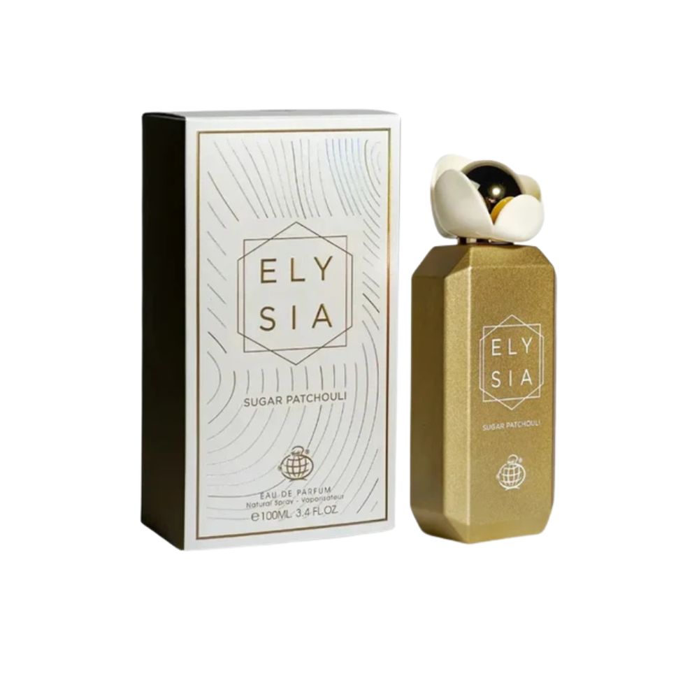 Perfume Fragrance World Elysia Sugar Patchouli Unisex Edp 100 Ml Imagen principal del producto