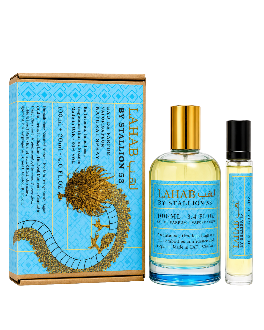 PERFUME EMPER LAHAB BY STALLION 53 UNISEX EDP 100 ML / 20 ML