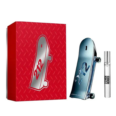 PERFUME 212 HEROES HOMBRE EDT 90 ML / 10 ML ESTUCHE