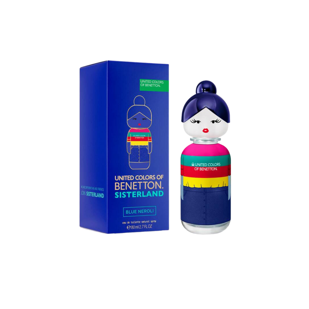 PERFUME BENETTON UNITED COLORS SISTERLAND BLUE NEROLI MUJER EDT 80 ML
