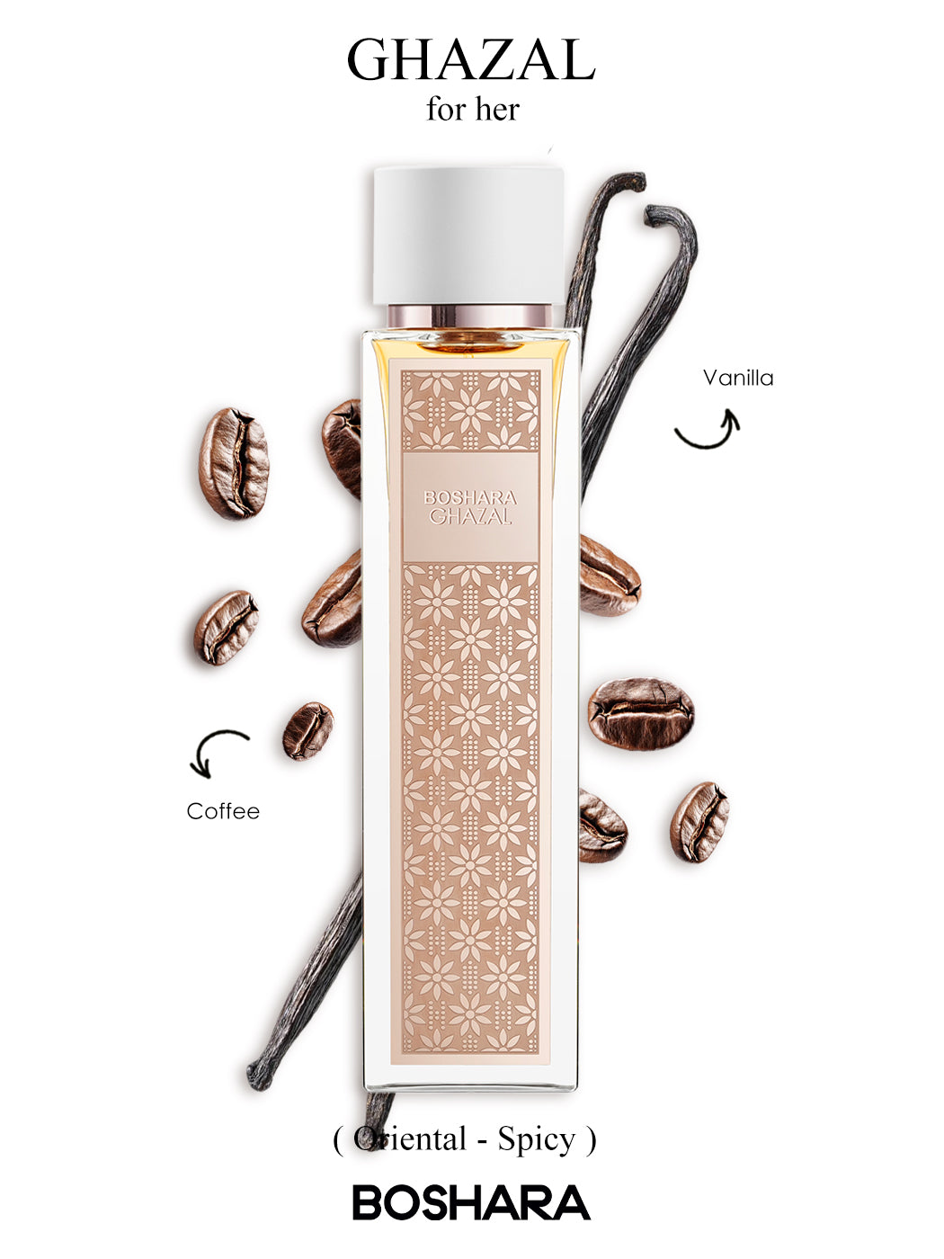 PERFUME BOSHARA GHAZAL UNISEX EDP 100ML