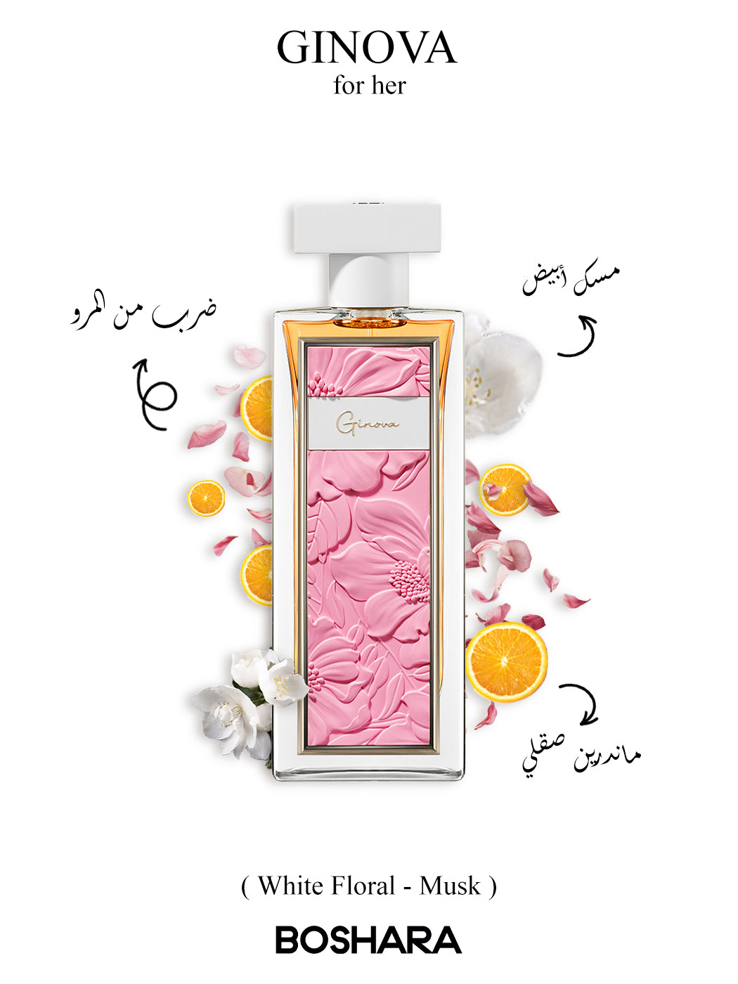 PERFUME BOSHARA GINOVA UNISEX EDP 80ML