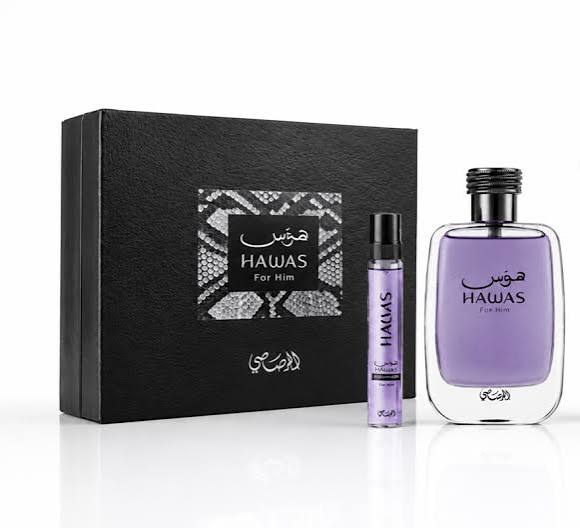 Perfume Rasasi Hawas Hombre Edp 100 Ml / 8 Ml Estuche