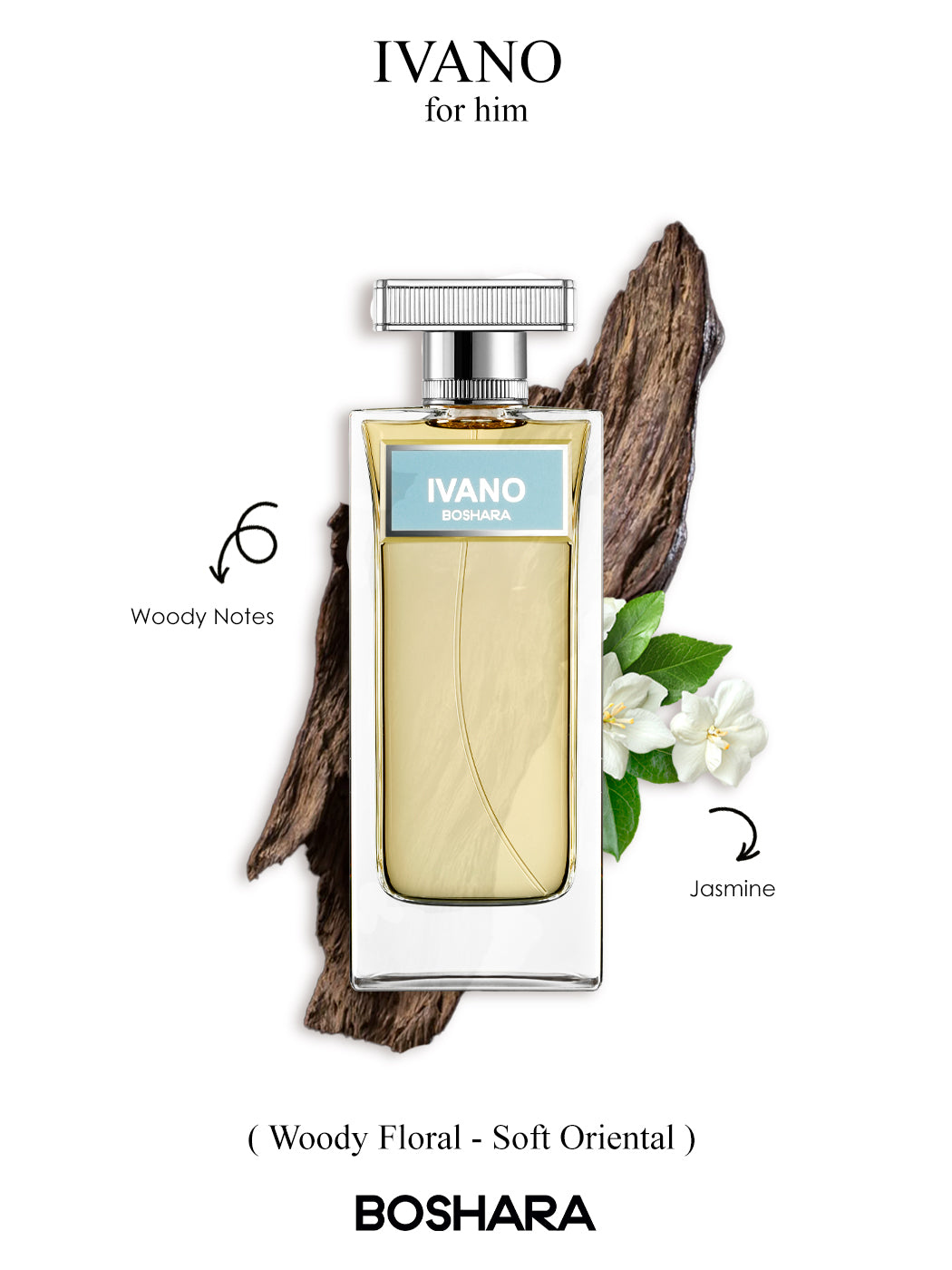 PERFUME BOSHARA IVANO UNISEX EDP 100ML
