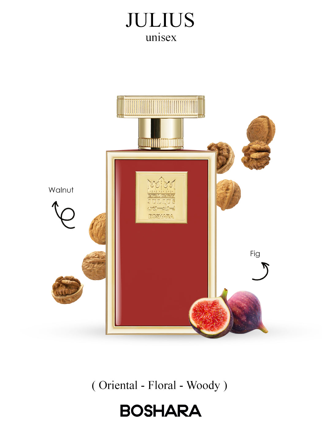 PERFUME BOSHARA JULIUS UNISEX EDP 80ML