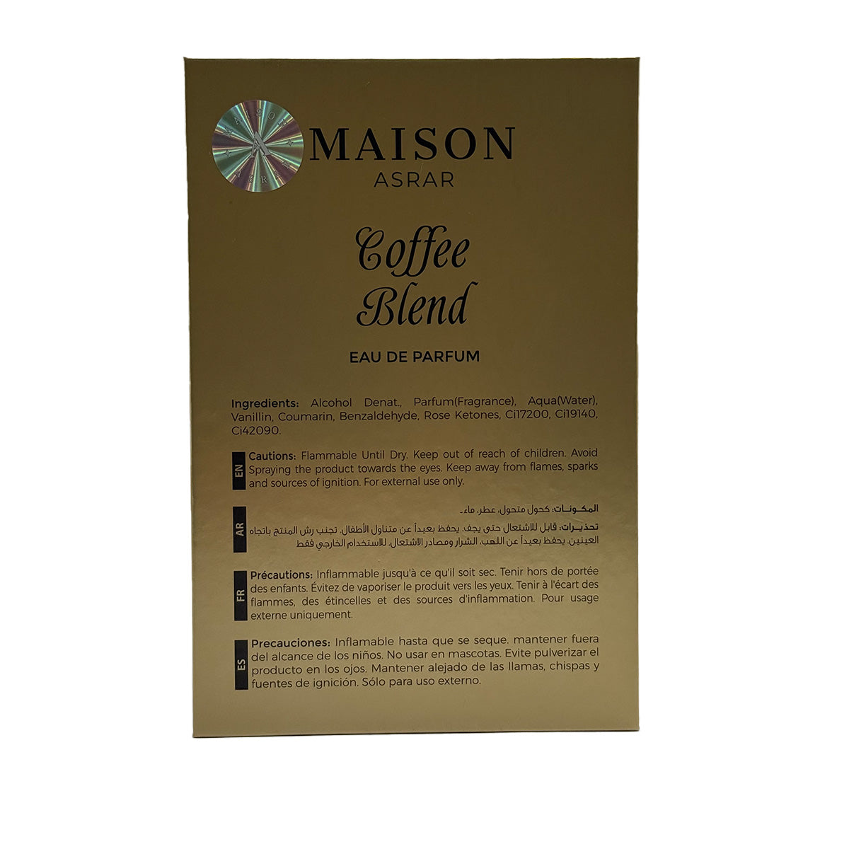 Perfume Maison Asrar Coffee Blend Edp 100 Ml