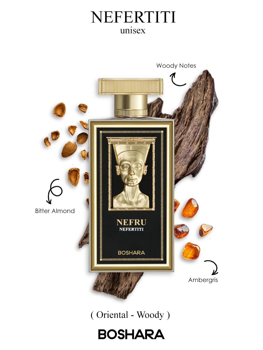 PERFUME BOSHARA NEFERTITI UNISEX EDP 100ML