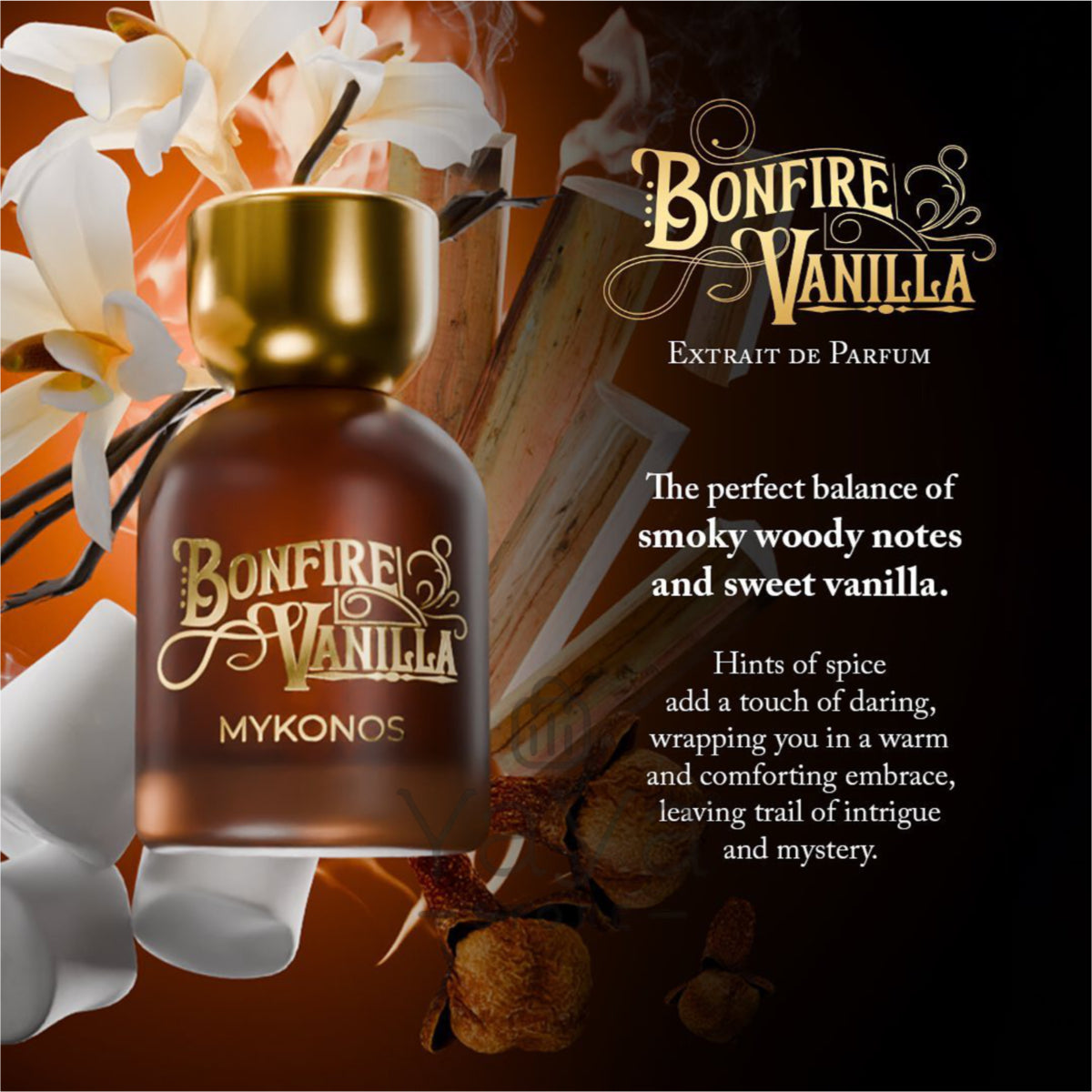 Perfume Mykonos Bonfire Vanilla Extrait Unisex 50 ml