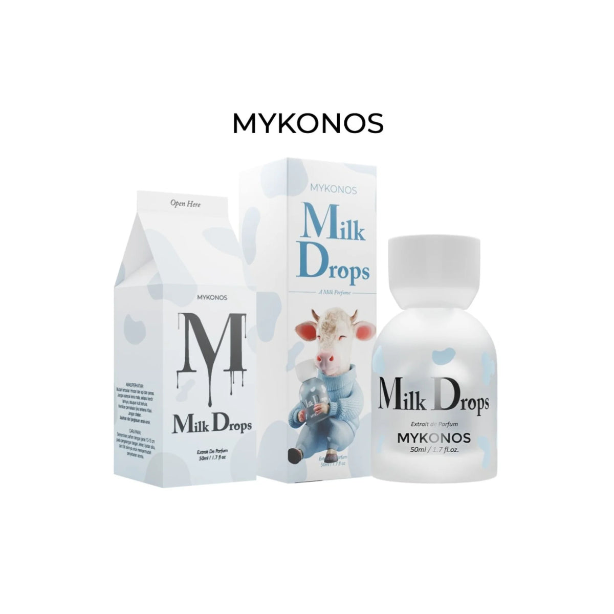 Perfume Mykonos Milk Drops Extrait Unisex 50 Ml