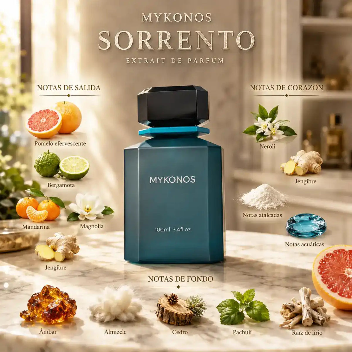 Perfume Mykonos Sorrento Extrait Unisex 100 ml