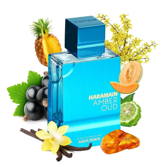 Tester Al Haramain Amber Oud Aqua Dubai Extrait 100 Ml Hombre