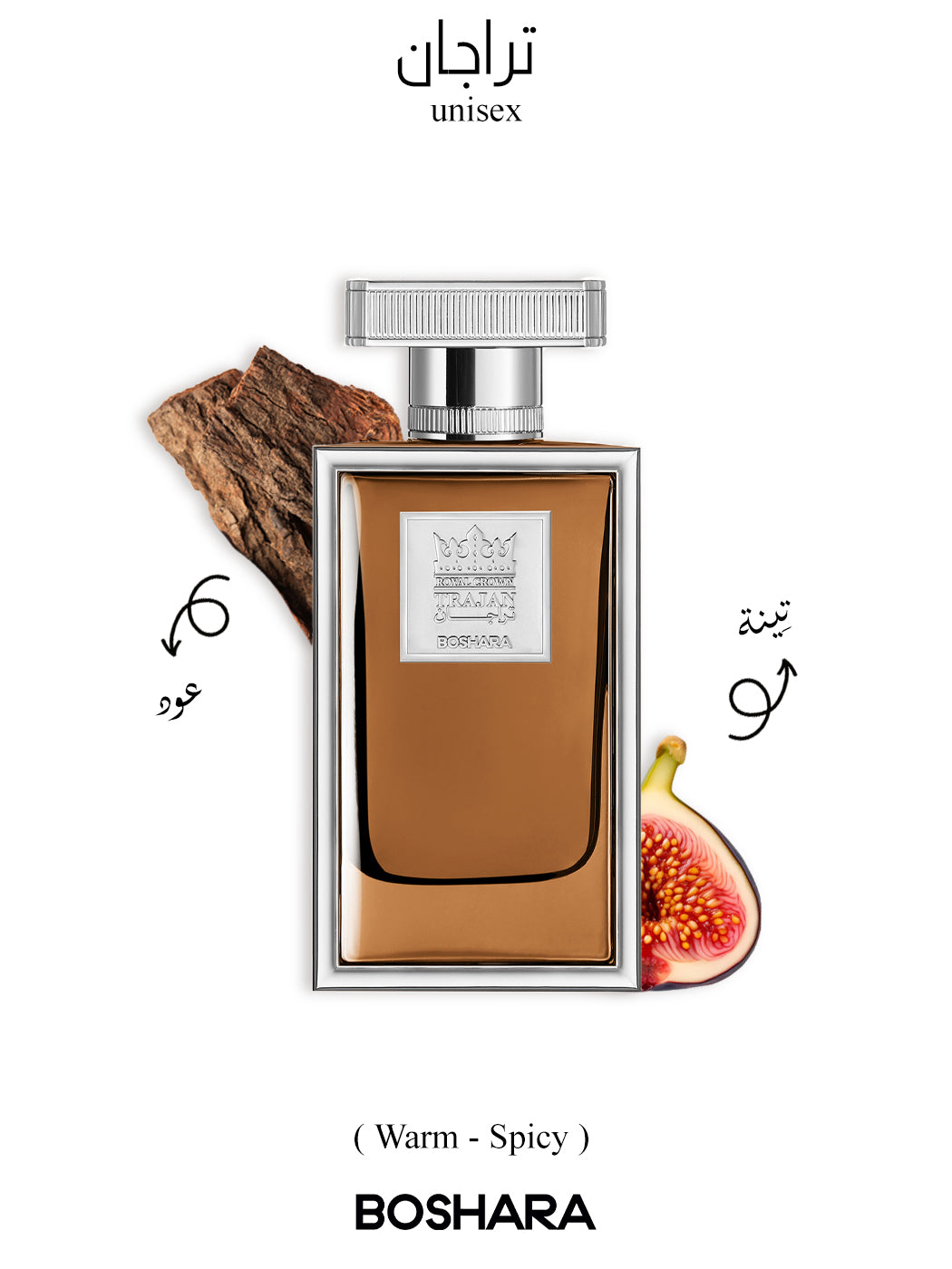 PERFUME BOSHARA TRAJAN UNISEX EDP 80ML