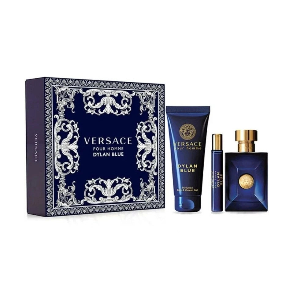 Perfume Dylan Blue Varon Edt 100 ml / 10 / Shower Gel 150 ml Estuche